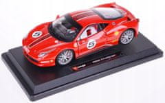 BBurago 1:24 Ferrari Racing 458 Challenge piros