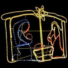 shumee Betlehem karácsonyi dekoráció 240 LED-del 116 x 41 x 87 cm