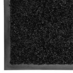 shumee fekete kimosható lábtörlő 60 x 90 cm