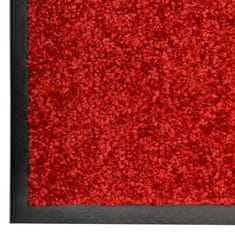 Greatstore piros kimosható lábtörlő 90 x 150 cm