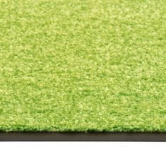 Vidaxl zöld kimosható lábtörlő 90 x 120 cm 323430
