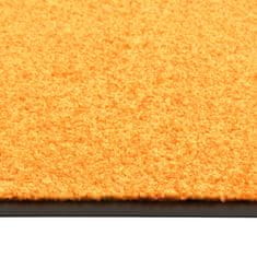 Vidaxl narancssárga kimosható lábtörlő 60 x 180 cm 323453
