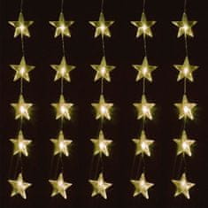 Linder Exclusiv Karácsonyi fényfüggöny Csillagok 80 LED Meleg fehér