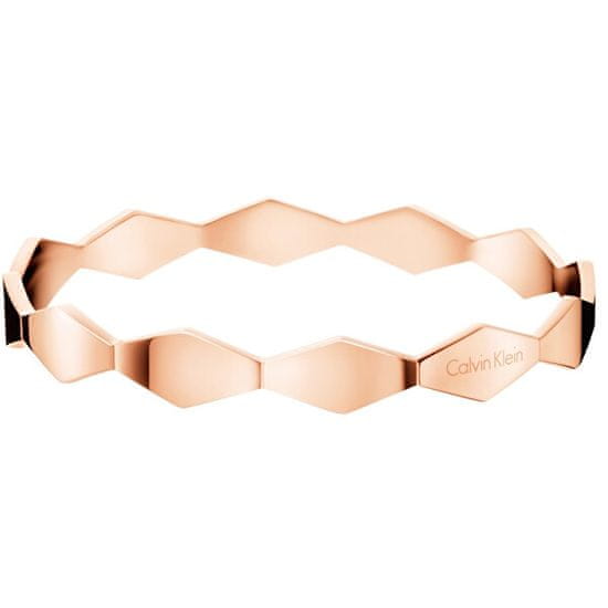 Calvin Klein Merev rózsaszín arany karkötő Snake KJ5DPD1001