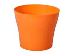 Plastkon TULIPAN virágcserép fedő műanyag narancssárga fényes d15x13cm