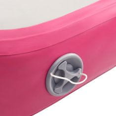 shumee rózsaszín PVC felfújható tornamatrac pumpával 200 x 200 x 15 cm