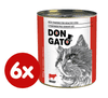 DON GATO macskakonzerv, marha, 6x850 g