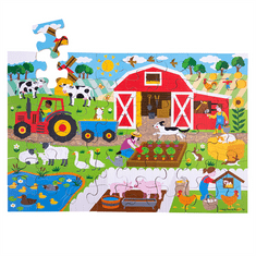 Bigjigs Toys Floor Puzzle Farm 48 db