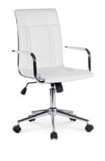 Halmar Irodai szék karfákkal Porto 2 - fehér