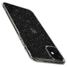 Spigen Liquid Crystal szilikon tok iPhone 11, átlátszó/glitter