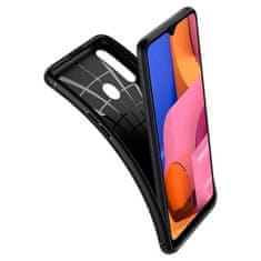 Spigen Rugged Armor szilikon tok Samsung Galaxy A20s, fekete