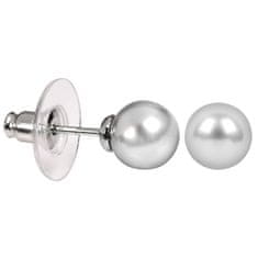 Levien Modern gyöngy fülbevaló Pearl Light Grey