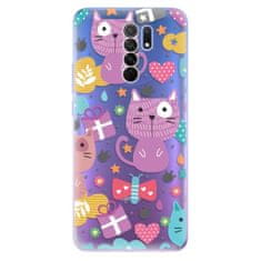 iSaprio Cat pattern 01 szilikon tok Xiaomi Redmi 9