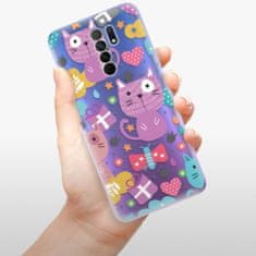 iSaprio Cat pattern 01 szilikon tok Xiaomi Redmi 9