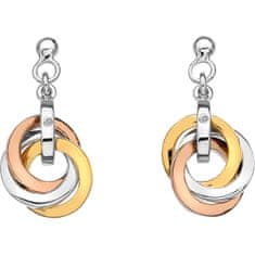 Hot Diamonds Ezüst fülbevaló Trio Rose Gold DE389