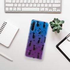 iSaprio Cat pattern 05 - black szilikon tok Xiaomi Redmi Note 8T