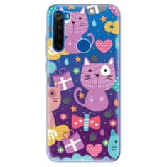 iSaprio Cat pattern 01 szilikon tok Xiaomi Redmi Note 8T