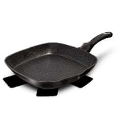 Berlingerhaus Gránit grill serpenyő 28 cm Bh-1846 Fekete ezüst