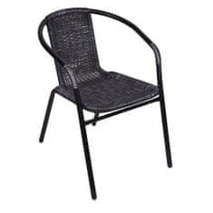 ST LEISURE EQUIPMENT LEQ ALESIA erkély szék, 55 x 50 x 70 cm, szürke, rattan, 120 kg