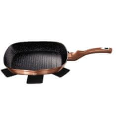 Berlingerhaus Grill serpenyő Rose Gold Gránit 28 cm átmérőjű Bh-1521