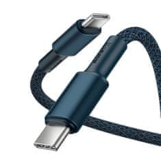 BASEUS Data kabel USB-C / USB-C PD QC 100W 5A 1m, kék