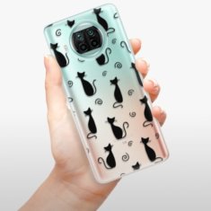 iSaprio Cat pattern 05 - black szilikon tok Xiaomi Mi 10T Lite