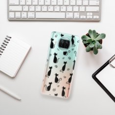 iSaprio Cat pattern 05 - black szilikon tok Xiaomi Mi 10T Lite