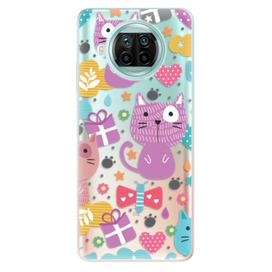 iSaprio Cat pattern 01 szilikon tok Xiaomi Mi 10T Lite