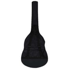 shumee fekete szövet gitártok 1/2-es klasszikus gitárhoz 95 x 36,5 cm