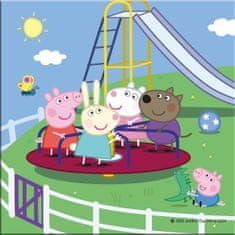 DINO Peppa Pig vakáción, puzzle, 3x55 részes