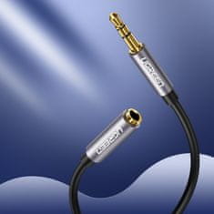 Ugreen Cord audio kábel 3,5mm mini jack 3m, ezüst