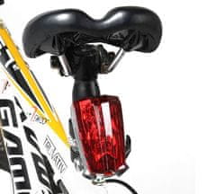 Netscroll Innovatív lézeres lámpa kerékpárhoz, LED lámpa kerékpárhoz, a kerékpár lámpa vízálló, különböző világítási módok, egyszerű szerelés, BikeStar