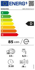 Whirlpool mosogatógép WFO 3T233 P 6.5 X