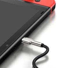 BASEUS Cafule sorozatú töltőkábel / adatkábel USB-C dugó - USB-C dugó, fém csatlakozókkal 100W 1 m CATJK-C01, fekete