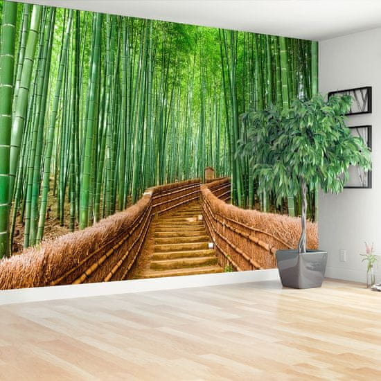 tulup.hu Fotótapéta bambusz erdő Vlies tapéta