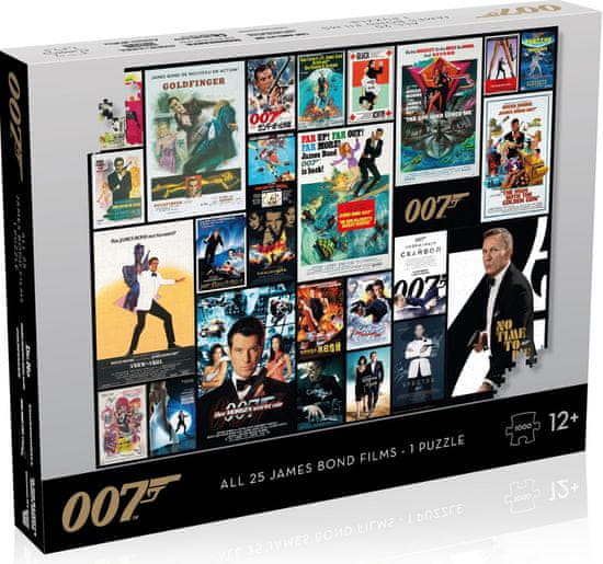 Winning Moves Puzzle James Bond 007 Movie poszter, 1000 részes