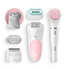 NEW Elektromos szőrtelenítő Braun 5875 BEAUTY SET Újratölthető fehér