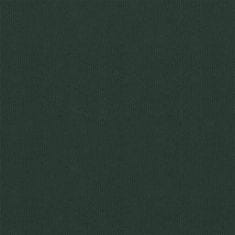 Greatstore sötétzöld oxford-szövet erkélyparaván 75 x 500 cm