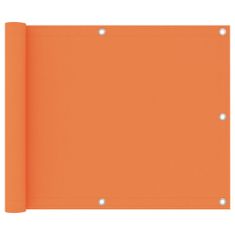Greatstore narancssárga oxford-szövet erkélyparaván 75 x 300 cm