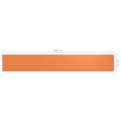Greatstore narancssárga oxford-szövet erkélyparaván 90 x 600 cm