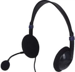 Sandberg SAVER USB headset mikrofonnal, fekete