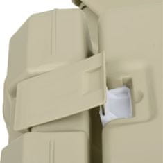 shumee szürke hordozható kemping-WC 10+10 L és kézmosóállvány 20 L