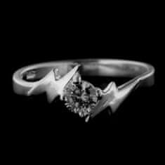 Amiatex Ezüst gyűrű + Nőin zokni Gatta Calzino Strech, 56