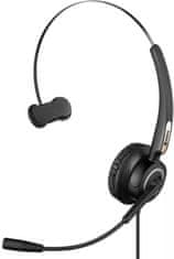 Sandberg USB Pro Mono headset mikrofonnal, fekete