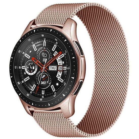 4wrist Milánói szíj a Samsung Galaxy Watch-hoz - Rosegold 20 mm