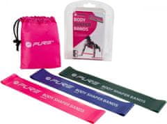 Pure2Improve Ellenállásos fitness aerobic gumik P2I BodyShaper SET 3 db