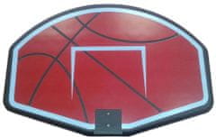 SEDCO Kosárlabda panel kosárral és hálóval SEDCO piros méret 75X52X2,5cm