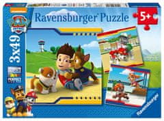 Ravensburger Puzzle Mancs őrjárat: Szőrös hősök/3x49 darab