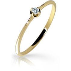 Cutie Diamonds Gyengéd sárga arany gyűrű gyémánttal DZ6729-2931-00-X-1 (Kerület 49 mm)