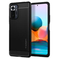 Spigen Rugged Armor szilikon tok Xiaomi Redmi Note 10 Pro, fekete